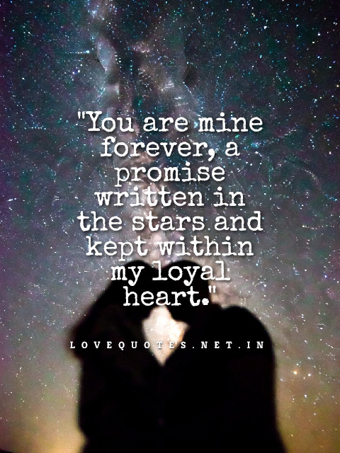 You Are Mine Forever Love Message