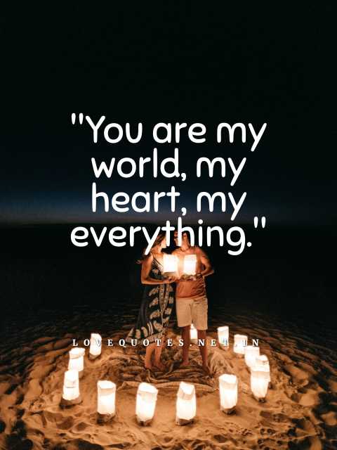 You Are My World Quotes