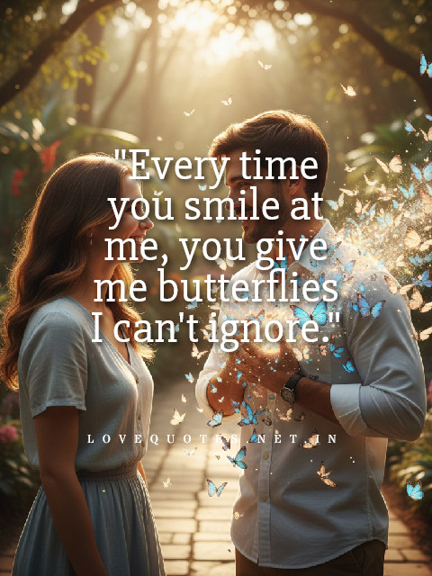 You Give Me Butterflies Quotes